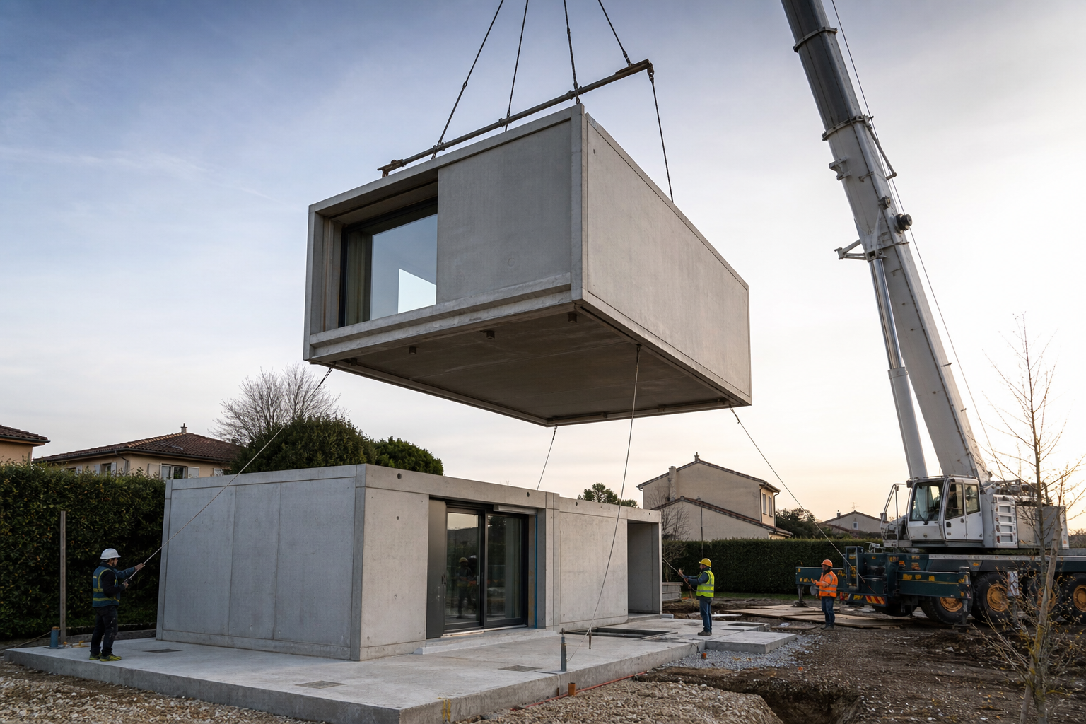 Une maison préfabriquée en béton peut-elle vraiment durer ?